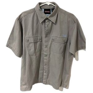 Dickie's Men's Button Up Short Sleeve Work Shirt